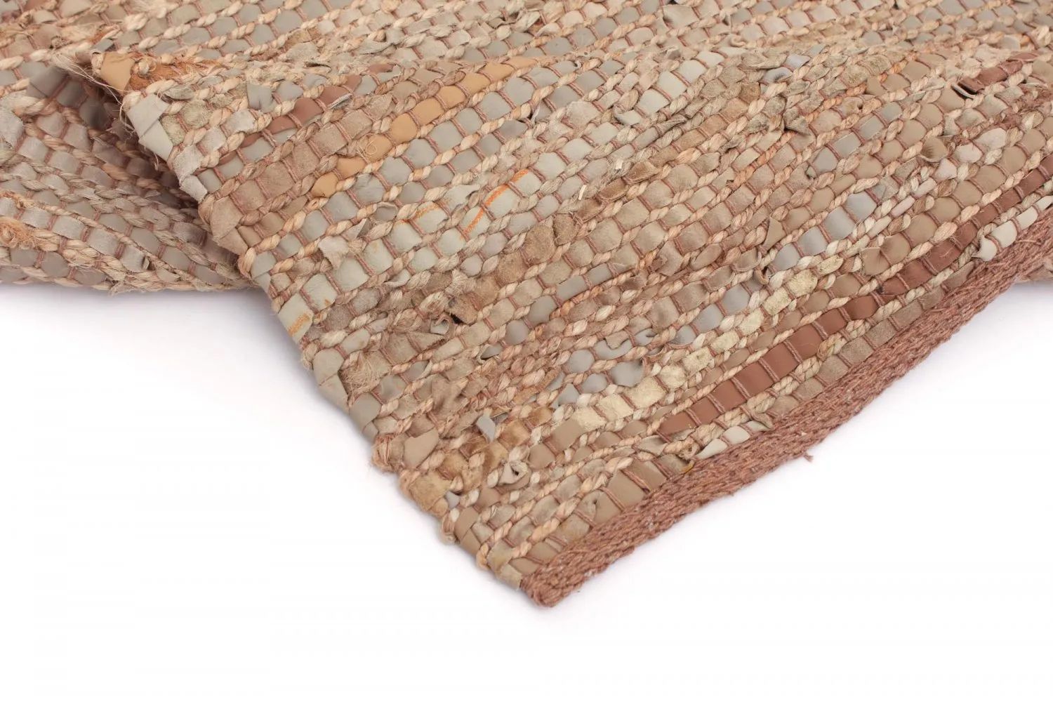 Tapis en chanvre - Alamar (beige/marron)