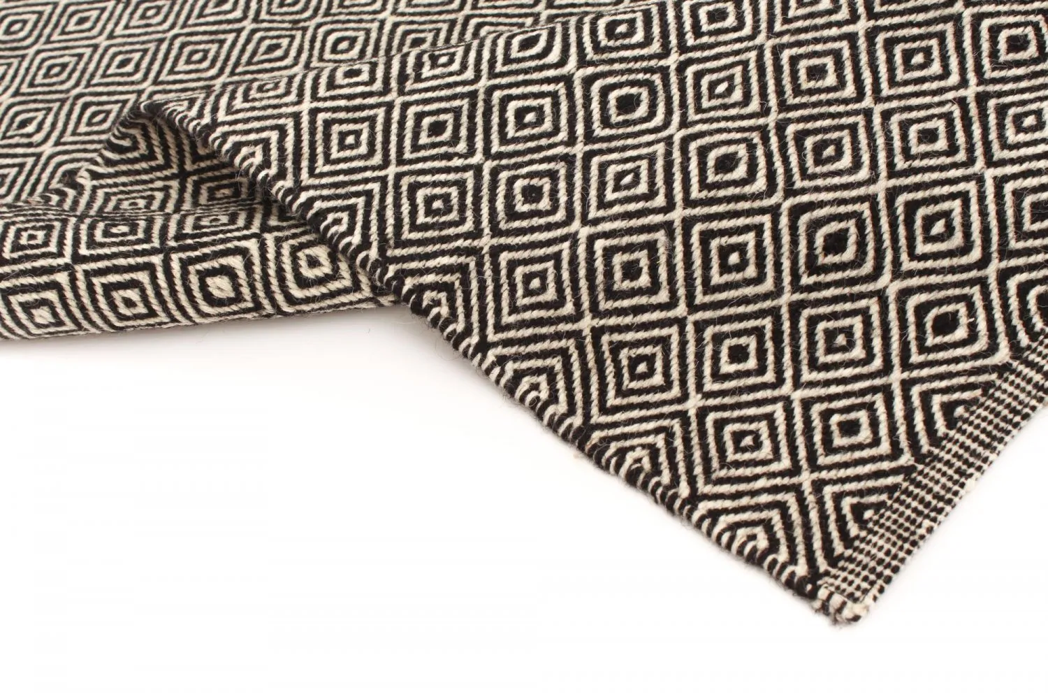 Tapis en laine - Varella (noir/blanc)
