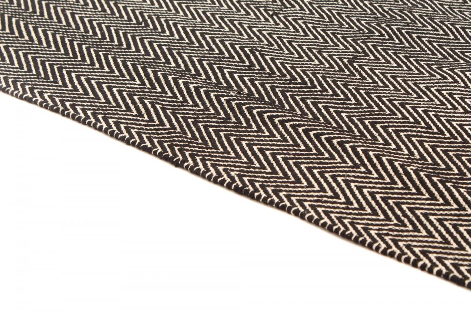 Tapis patchwork - Marina (noir)