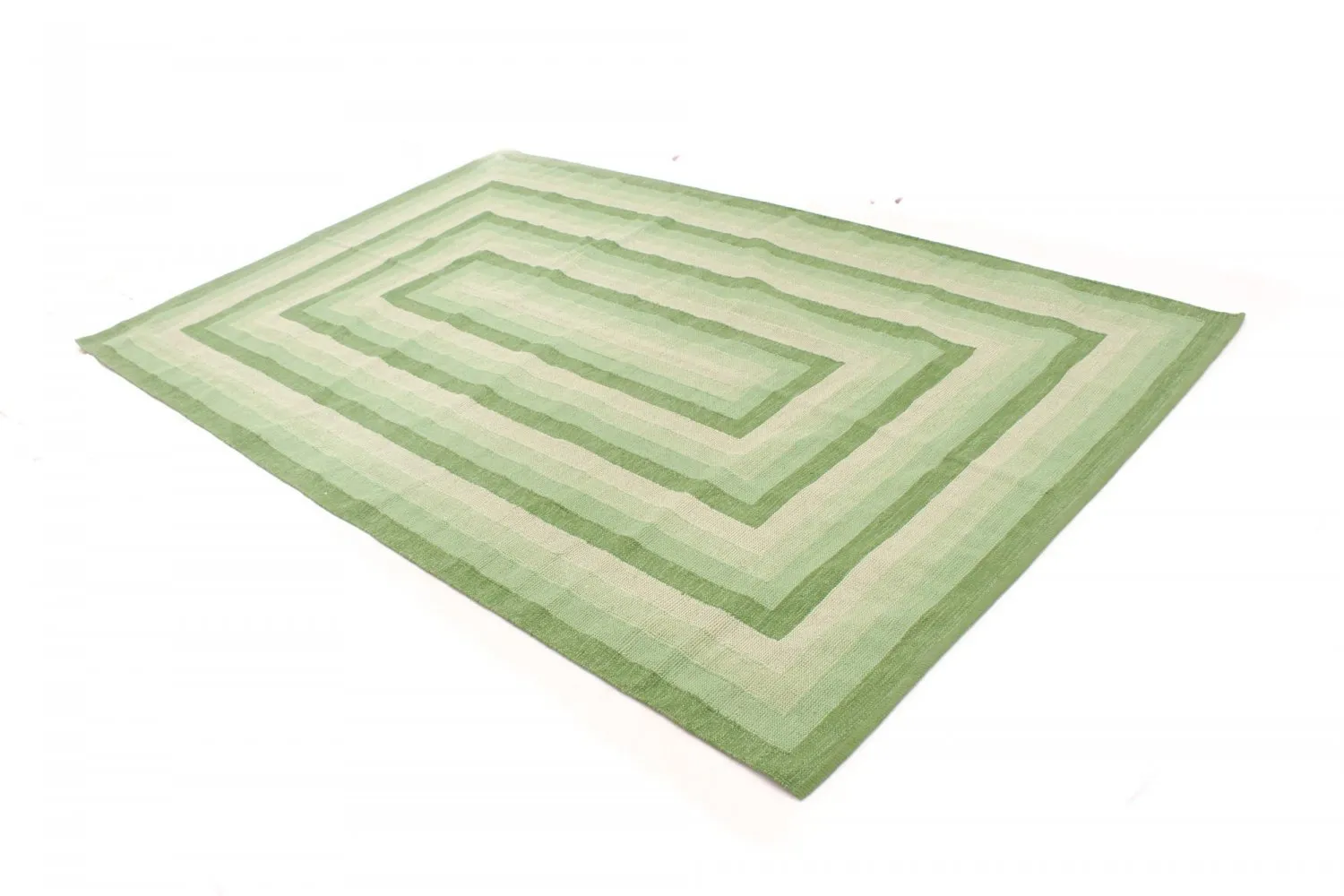 Tapis en patchwork - Chania (vert)