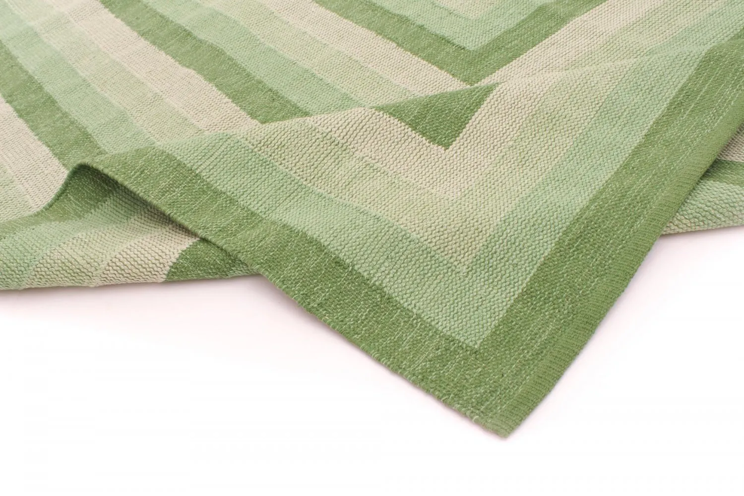 Tapis en patchwork - Chania (vert)