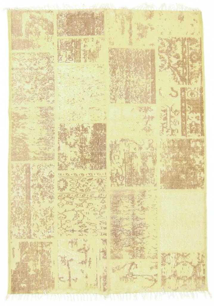Tapis patchwork - Bastia (vert)