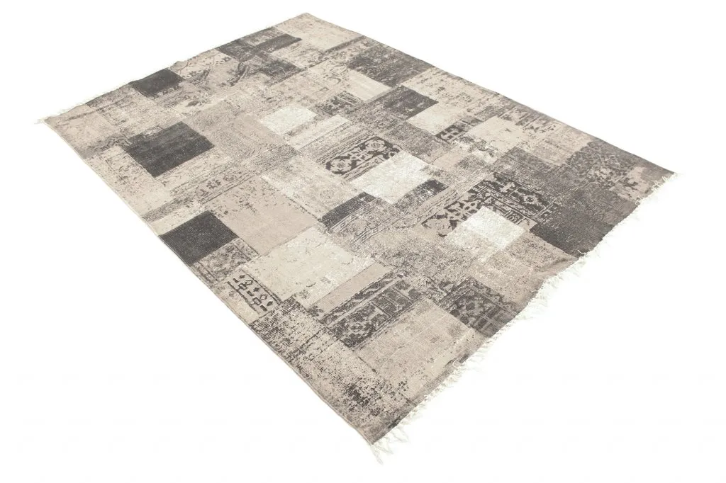 Tapis patchwork - Bastia (gris)