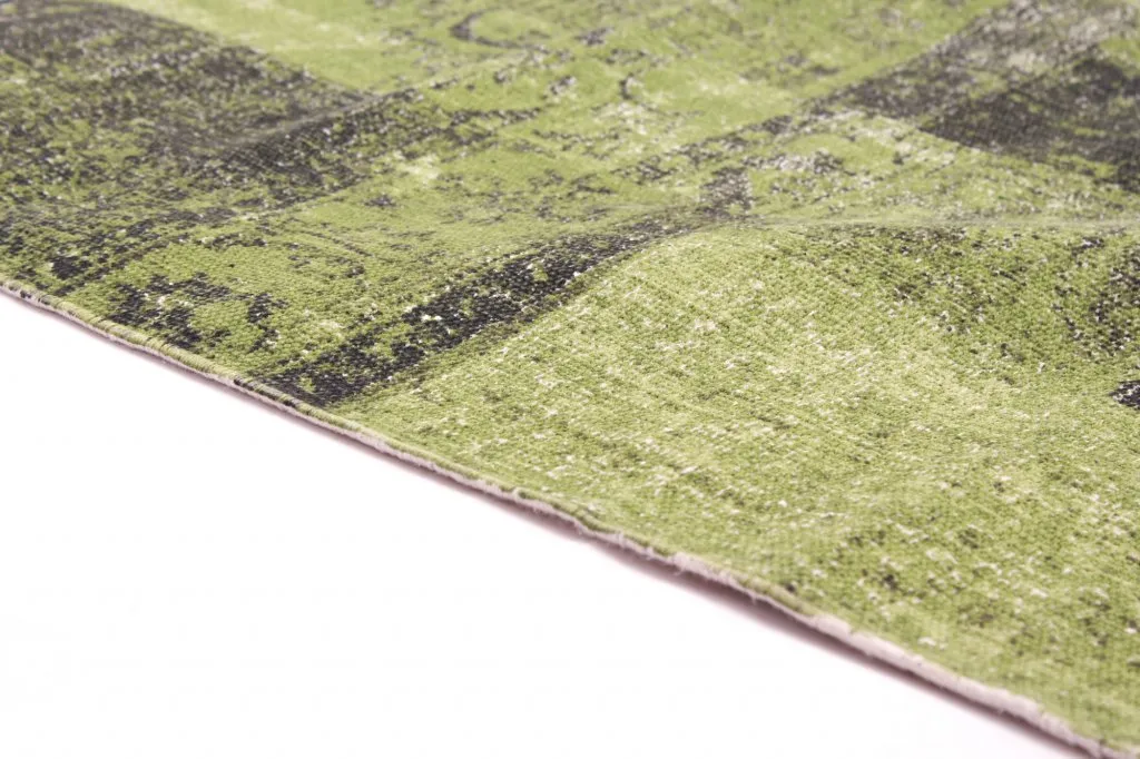 Tapis patchwork - Devenport (vert)