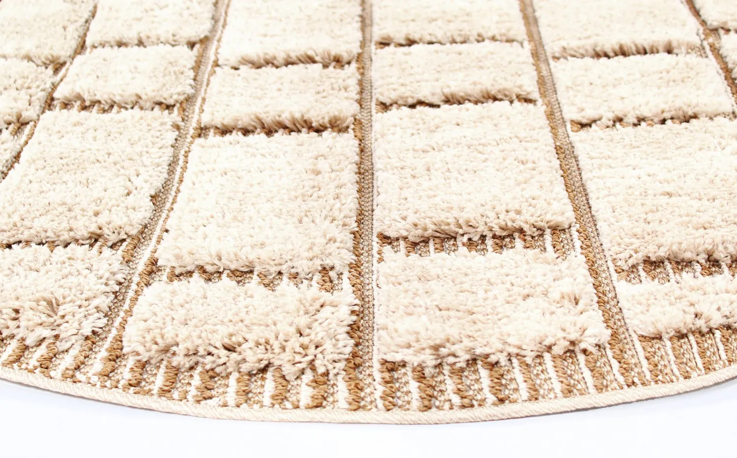 Tapis ronds - Lousa (beige)