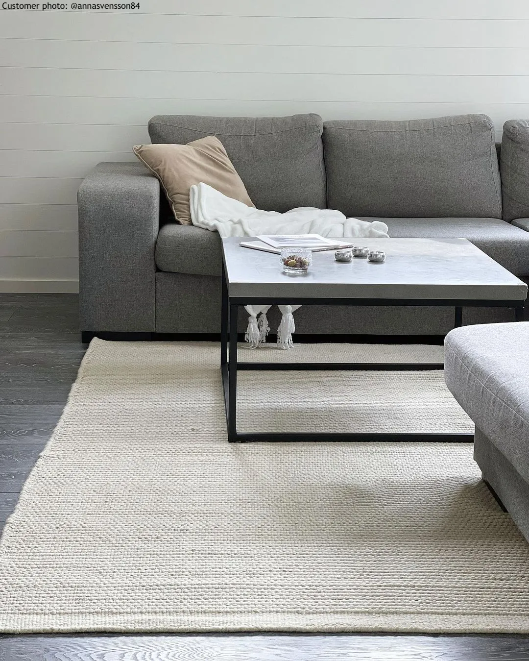 Tapis en laine - Coastal (crème)