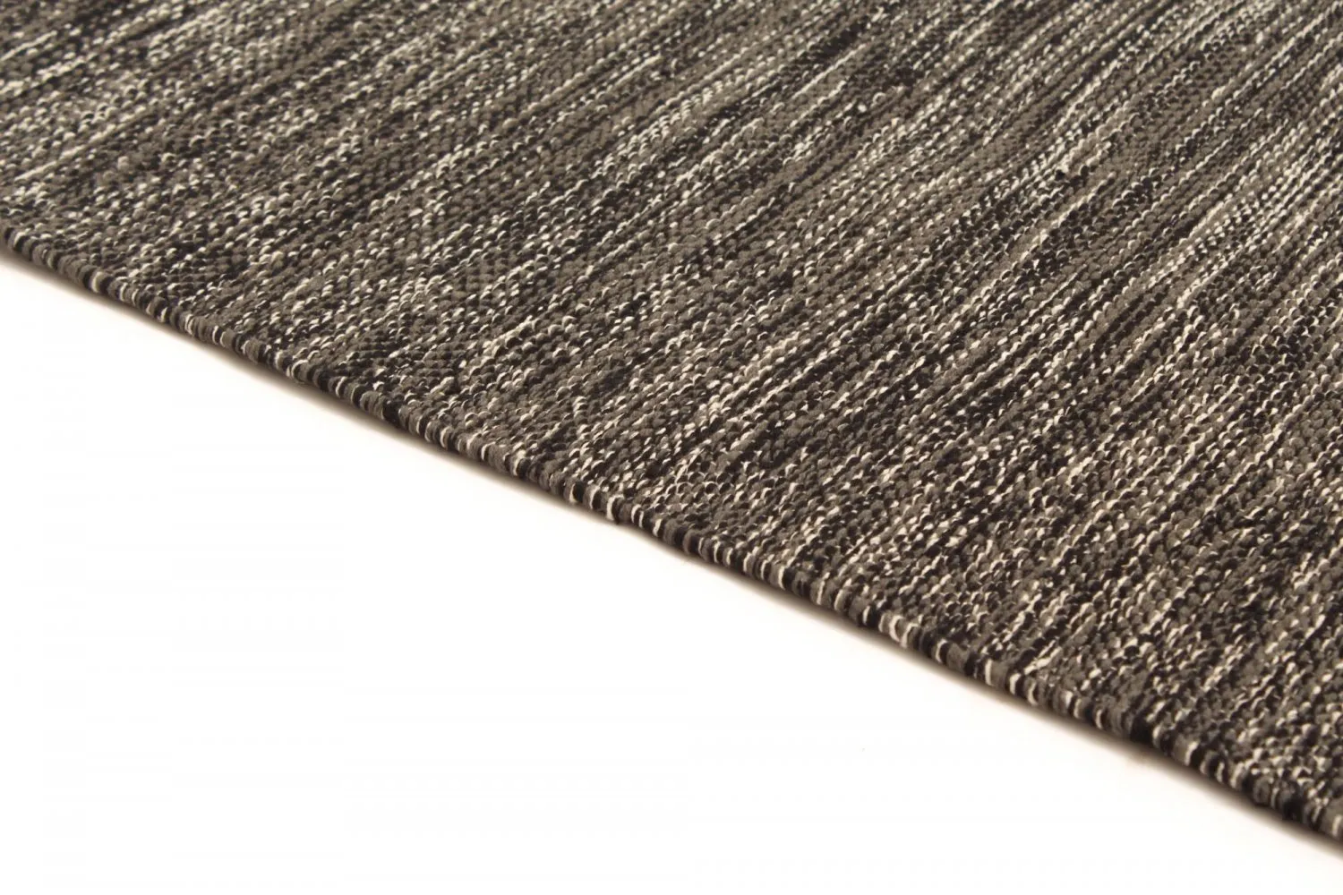 Tapis patchwork - Slite (noir et blanc)