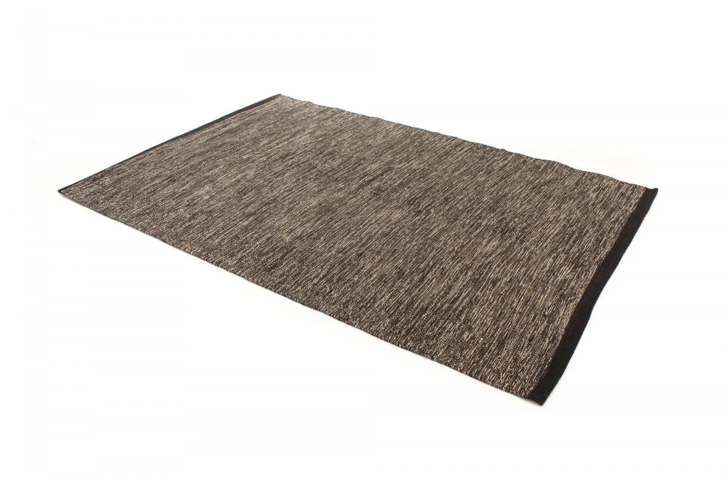 Tapis patchwork - Slite (noir et blanc)
