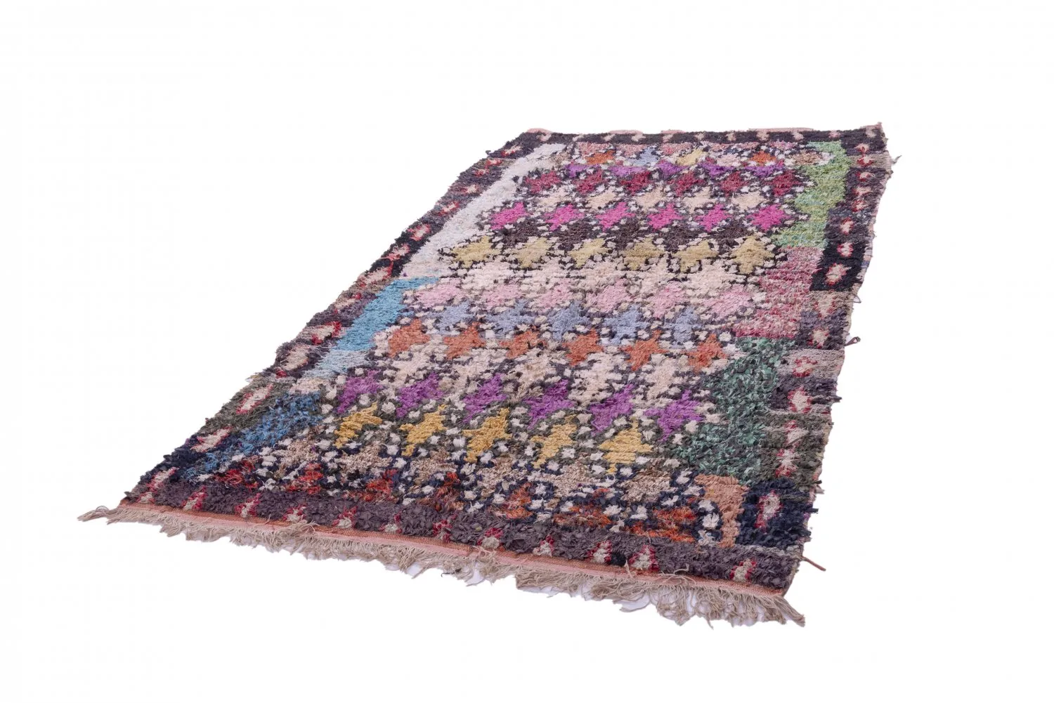 Tapis Marocain Berbère Boucherouite 270 x 145 cm