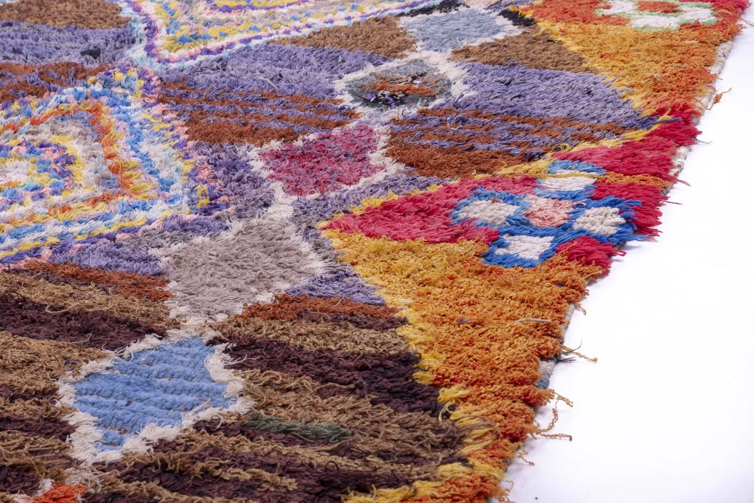Tapis Marocain Berbère Boucherouite 285 x 145 cm