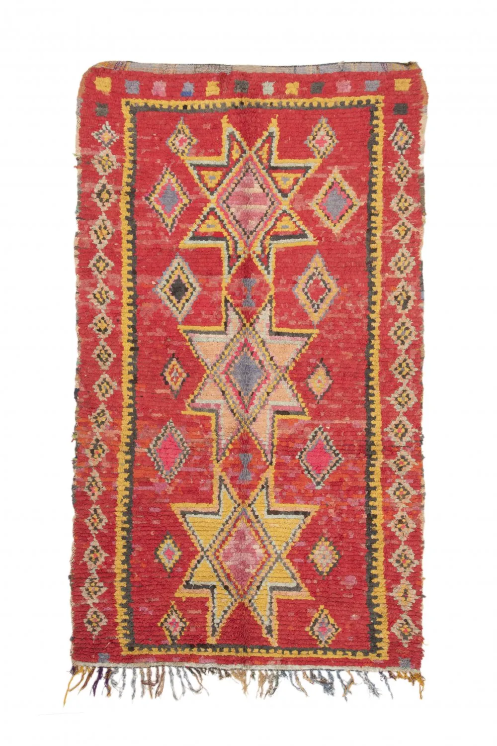 Tapis Marocain Berbère Boucherouite 250 x 145 cm