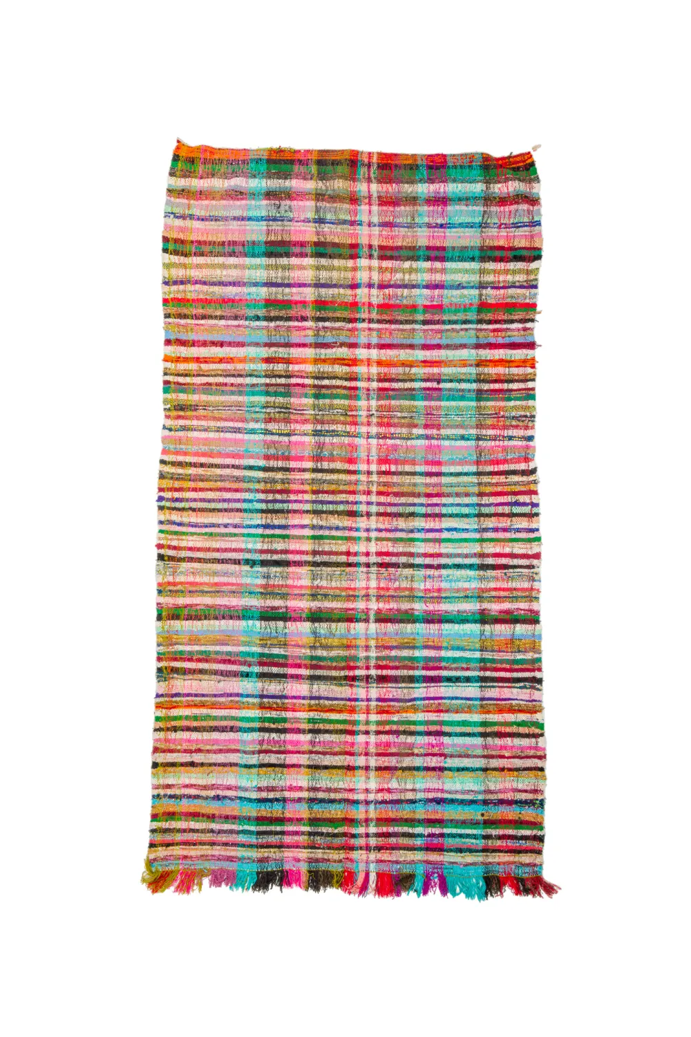 Tapis berbère marocain Boucherouite 160 x 300 cm