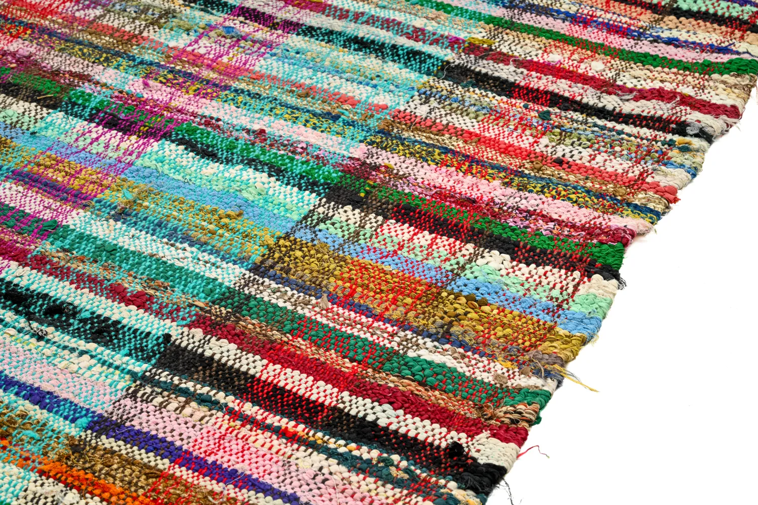 Tapis berbère marocain Boucherouite 160 x 300 cm