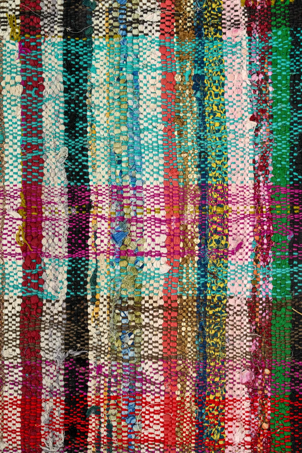 Tapis berbère marocain Boucherouite 160 x 300 cm