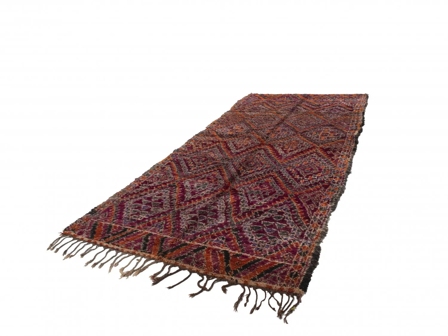Tapis Kilim marocain Azilal Édition spéciale 390 x 180 cm