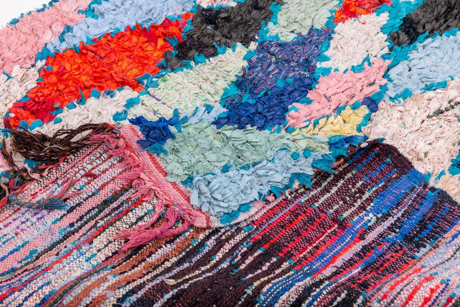 Tapis Marocain Berbère Boucherouite 200 x 130 cm