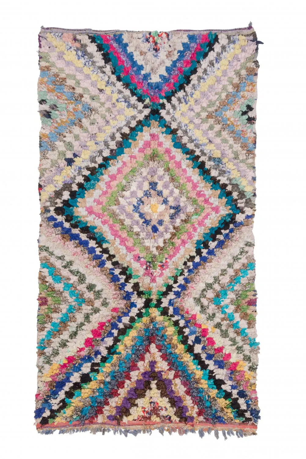 Tapis Marocain Berbère Boucherouite 265 x 140 cm
