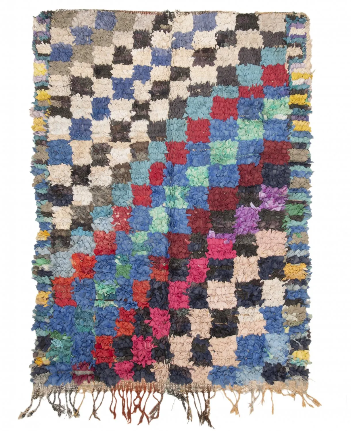 Tapis Marocain Berbère Boucherouite 225 x 155 cm