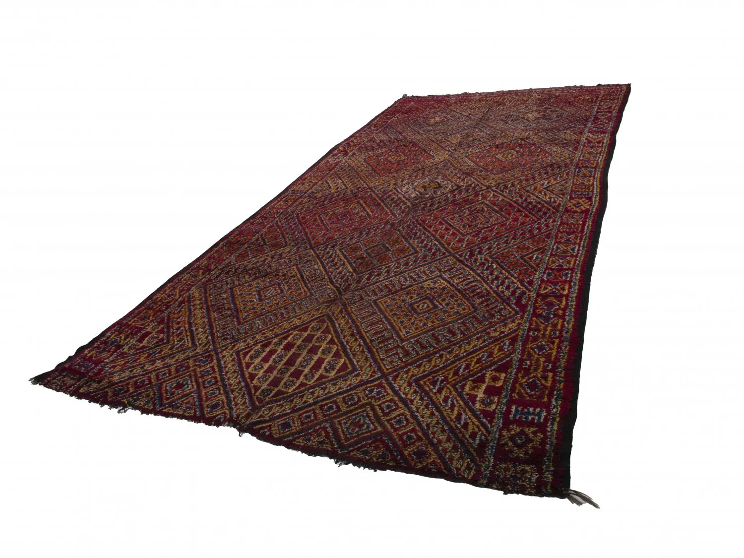 Tapis Kilim marocain Azilal Édition spéciale 440 x 220 cm