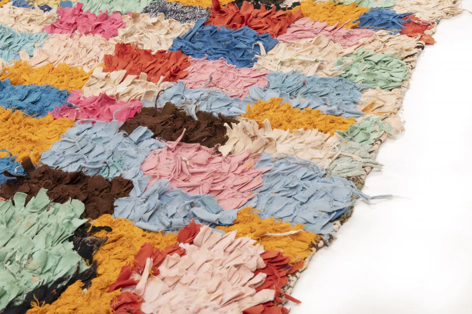 Tapis Marocain Berbère Boucherouite 235 x 160 cm