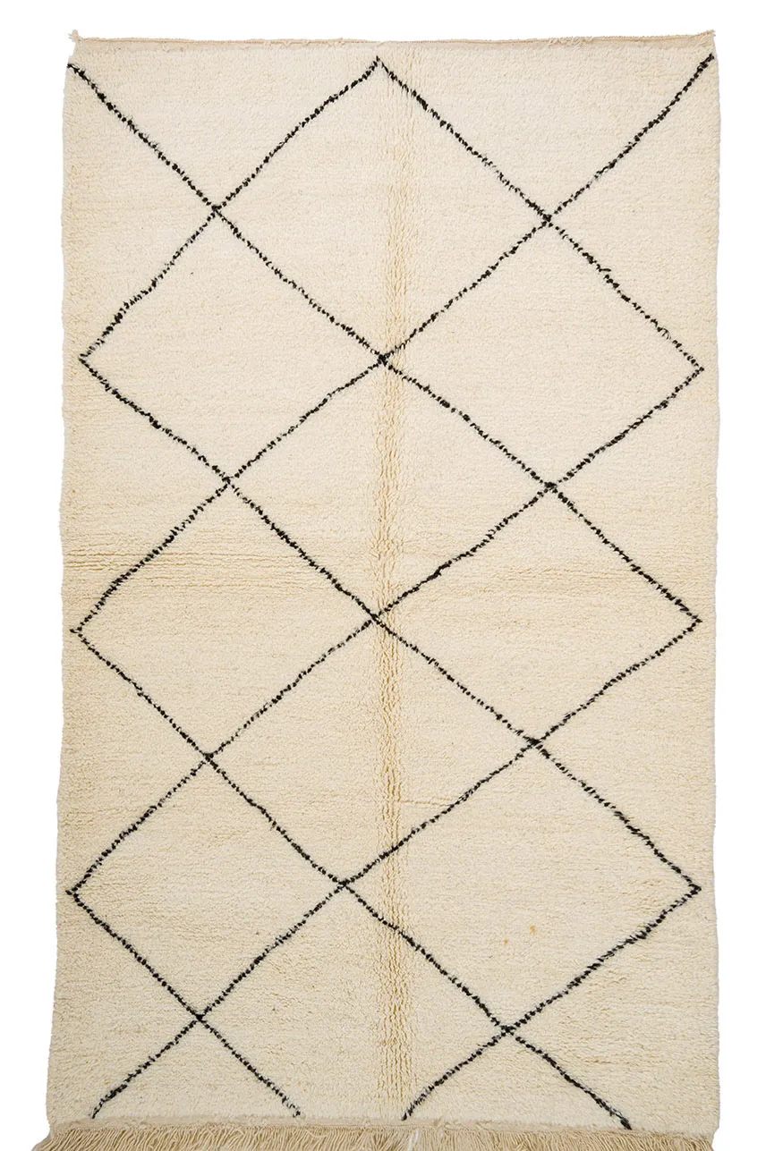 Tapis kilim marocain Beni Ourain 155 x 275 cm