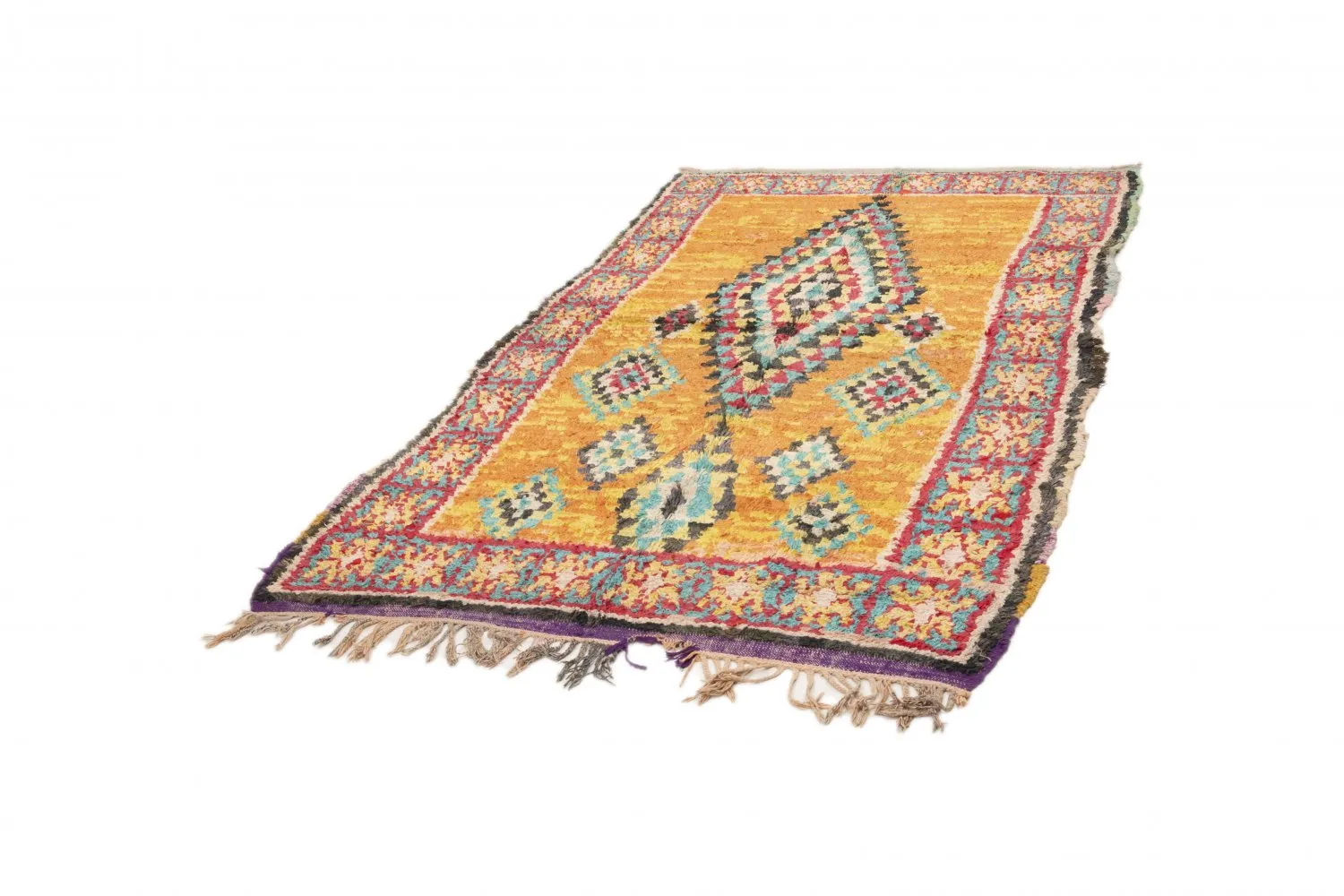 Tapis Marocain Berbère Boucherouite 270 x 155 cm