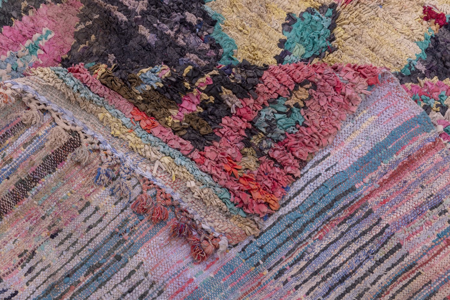 Tapis Marocain Berbère Boucherouite 395 x 180 cm