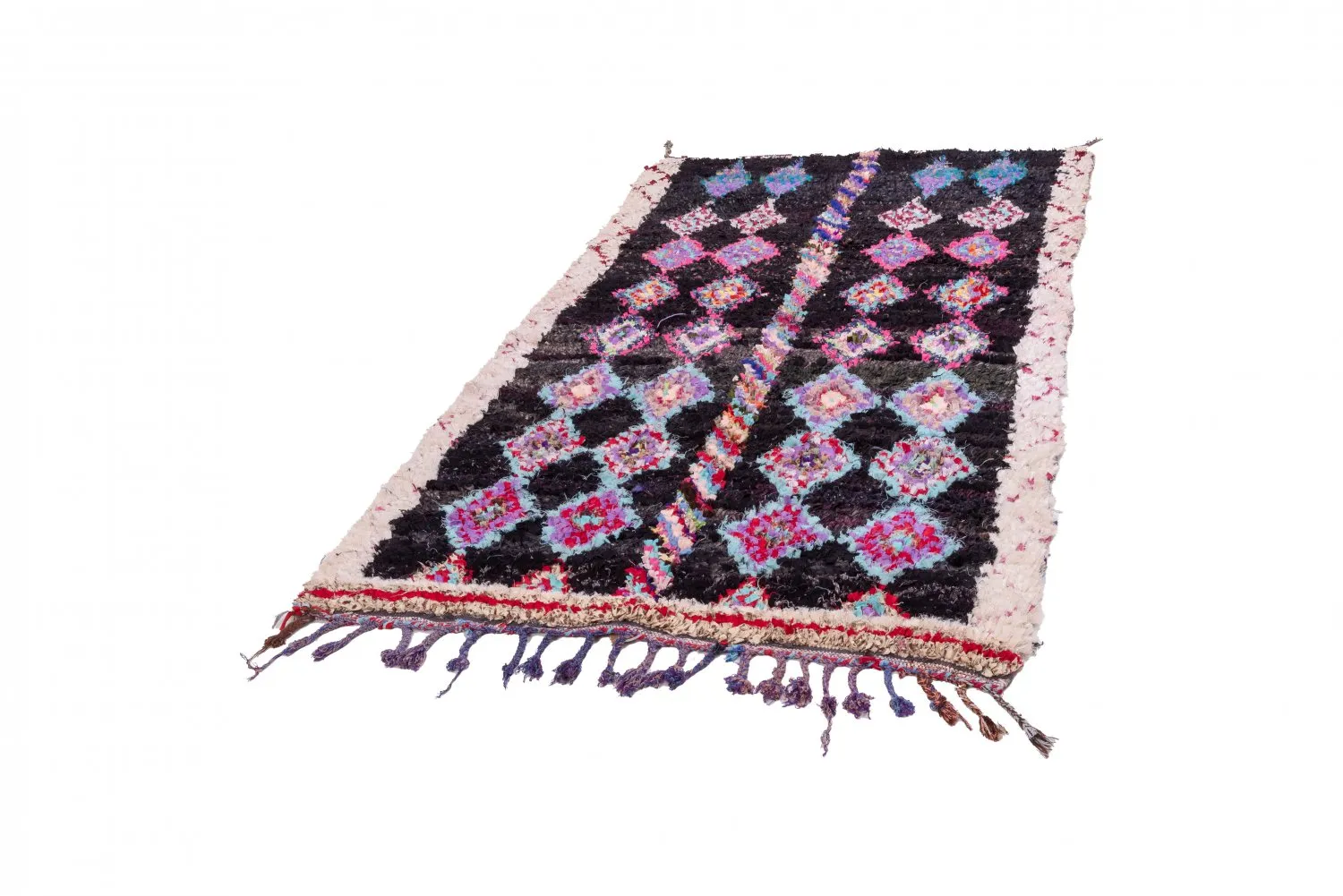 Tapis Marocain Berbère Boucherouite 265 x 140 cm