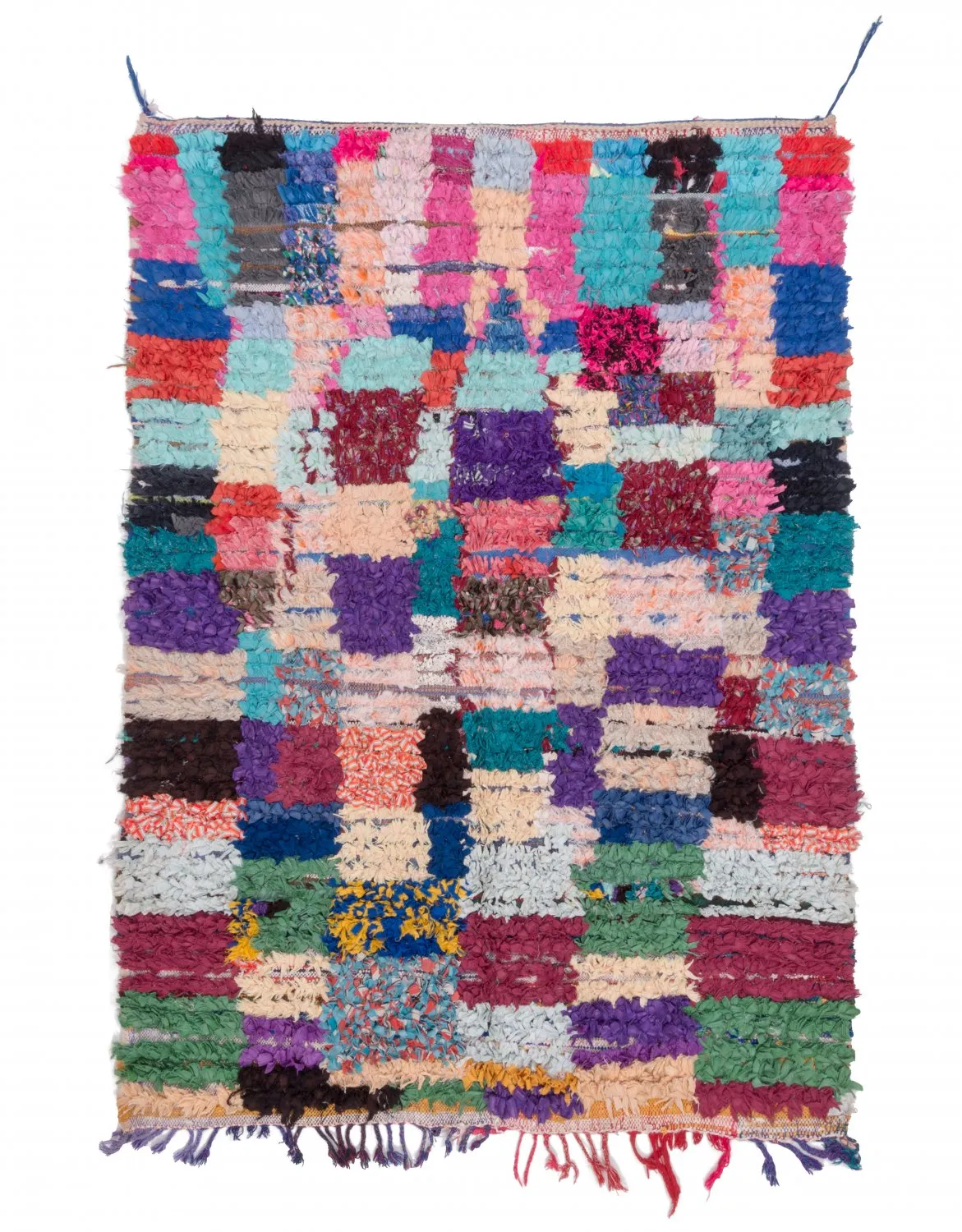 Tapis Marocain Berbère Boucherouite 210 x 150 cm