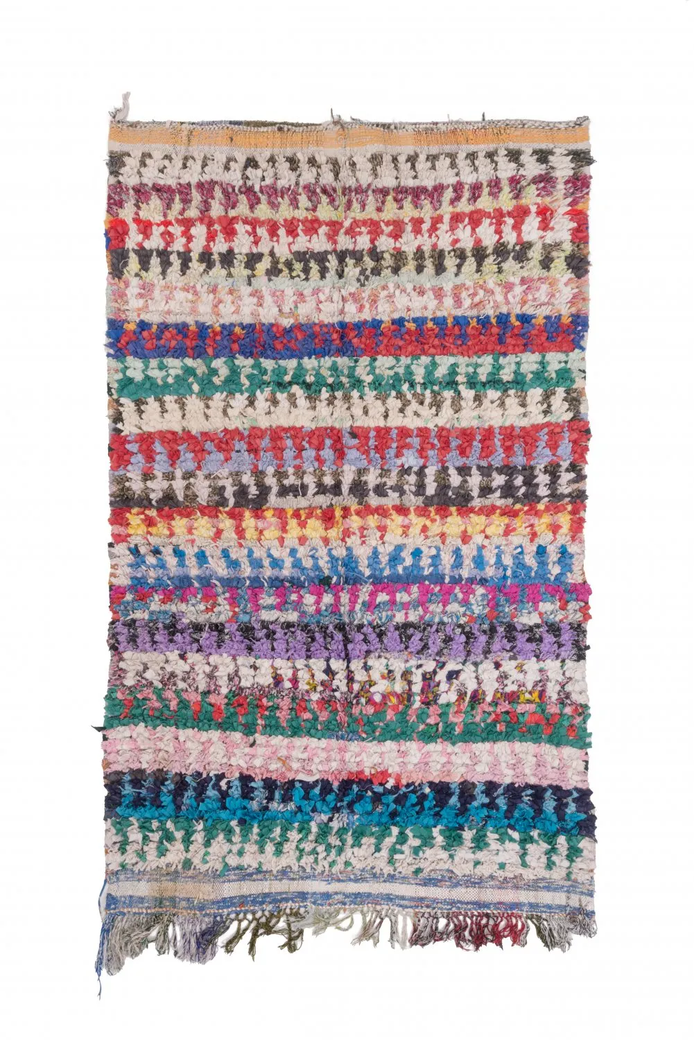 Tapis Marocain Berbère Boucherouite 220 x 135 cm