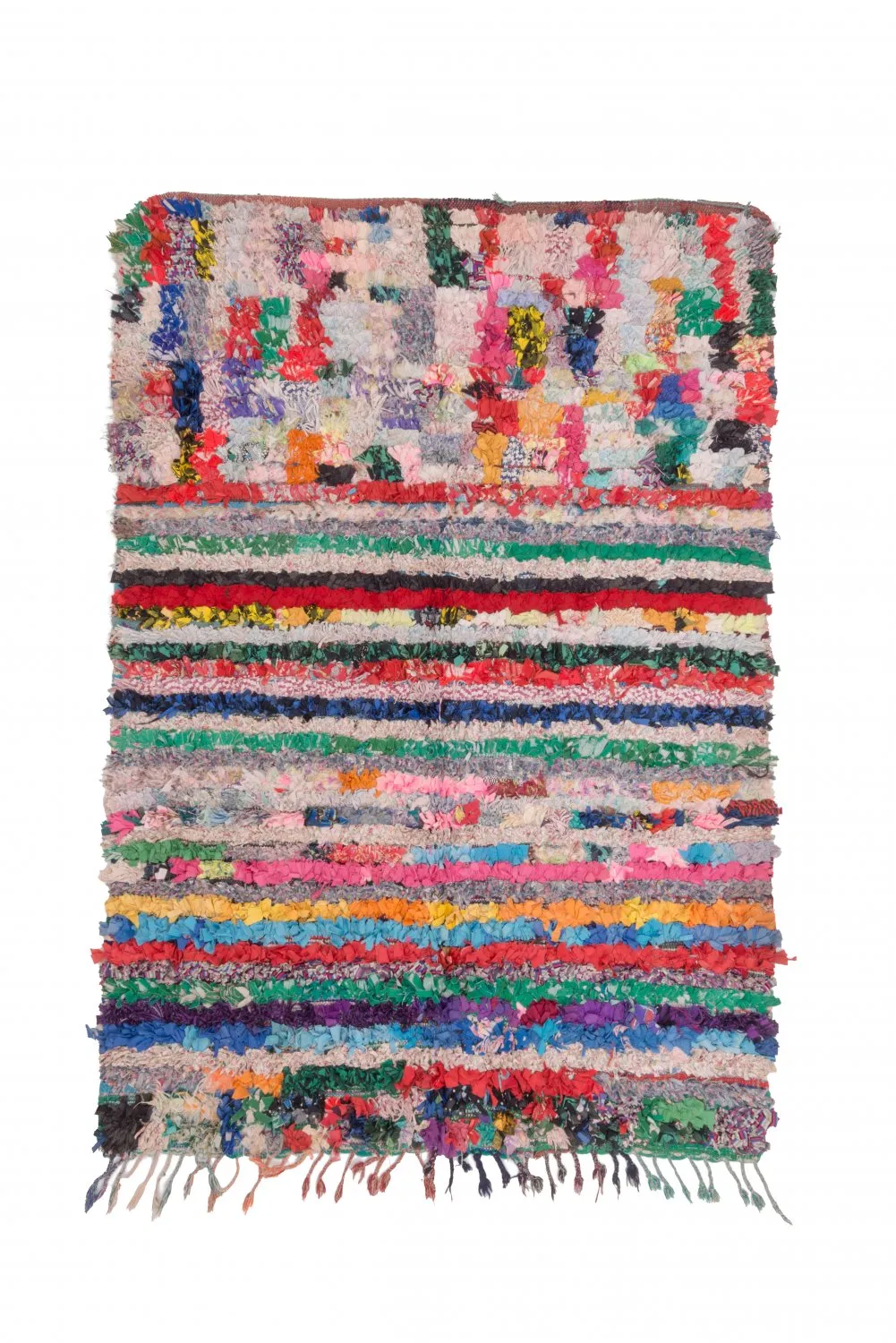 Tapis Marocain Berbère Boucherouite 210 x 145 cm