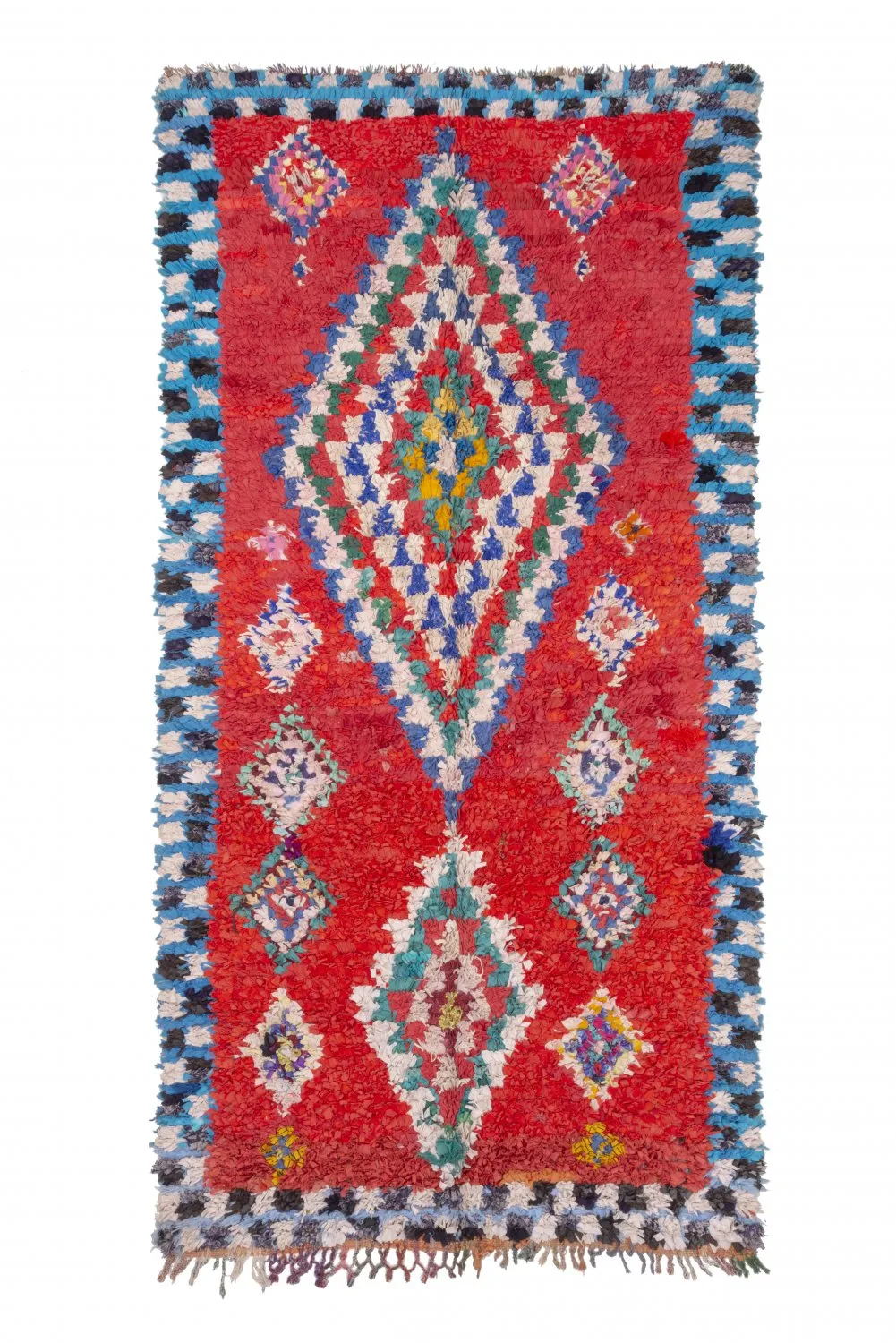 Tapis Marocain Berbère Boucherouite 295 x 150 cm