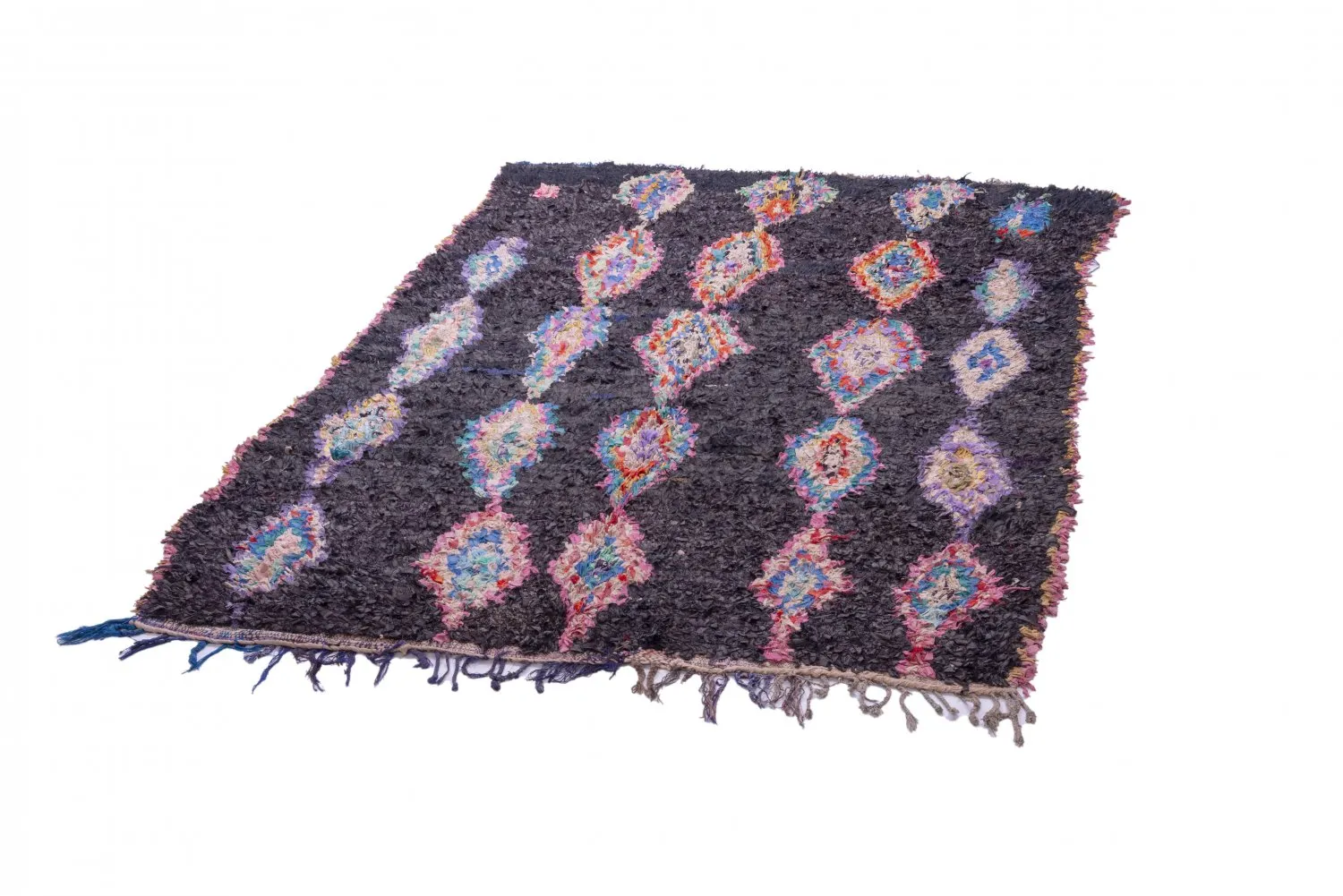 Tapis Marocain Berbère Boucherouite 260 x 145 cm