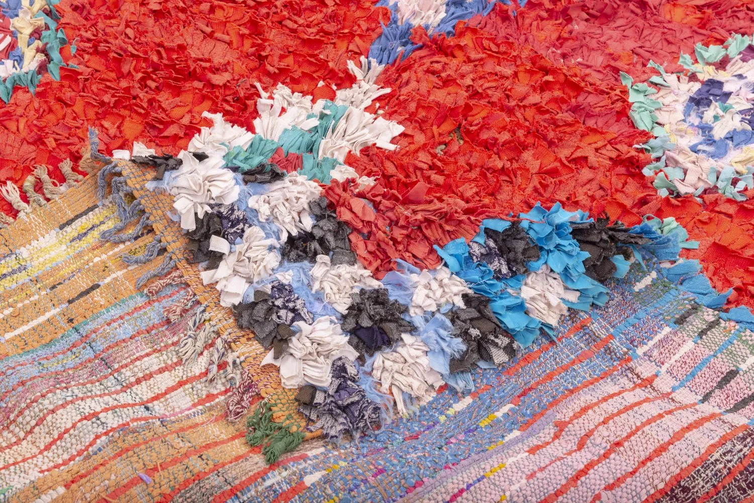 Tapis Marocain Berbère Boucherouite 295 x 150 cm
