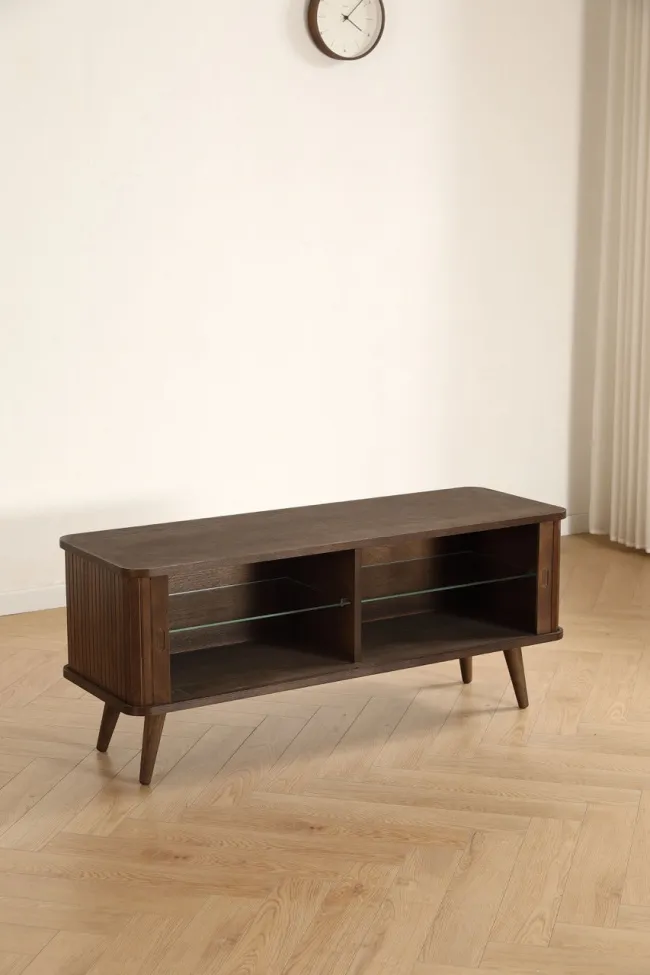 Meuble TV - Vento - 120 cm (noyer)