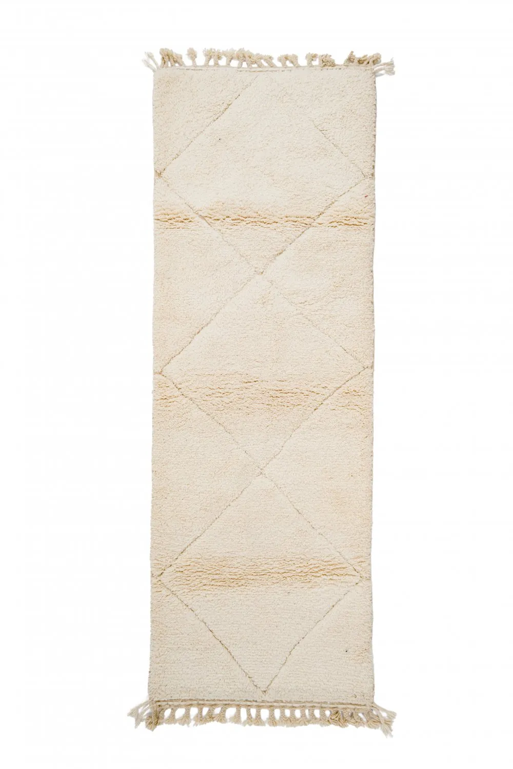 Tapis Kilim marocain Beni Ourain 295 x 85 cm