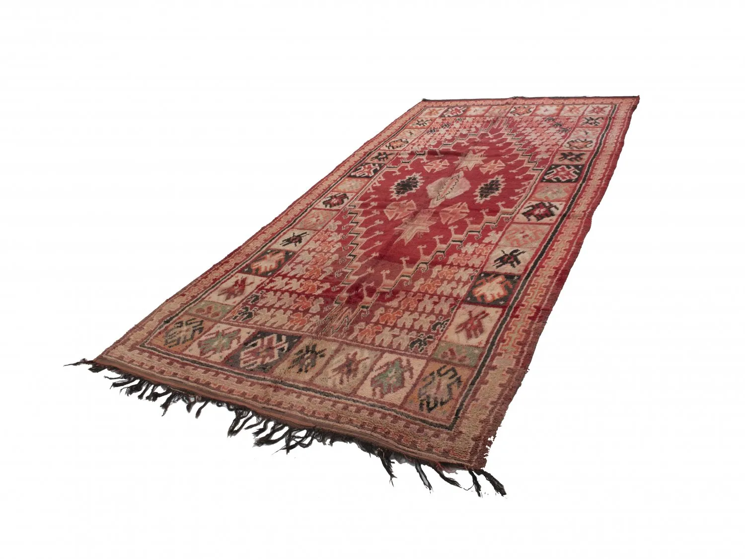 Tapis Kilim marocain Azilal Édition spéciale 380 x 180 cm