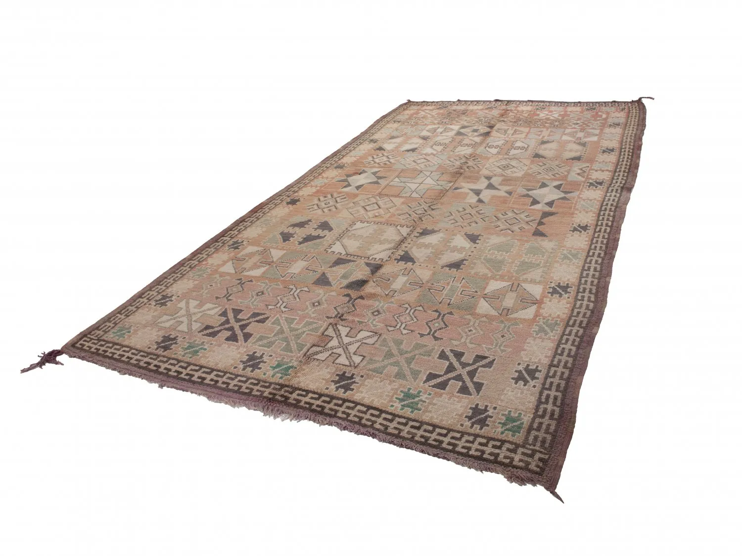 Tapis Kilim marocain Azilal Édition spéciale 380 x 210 cm
