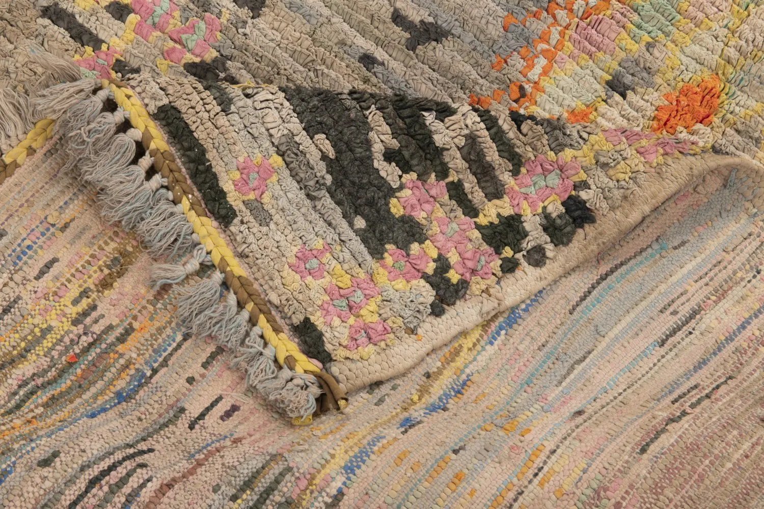 Tapis Marocain Berbère Boucherouite 195 x 110 cm