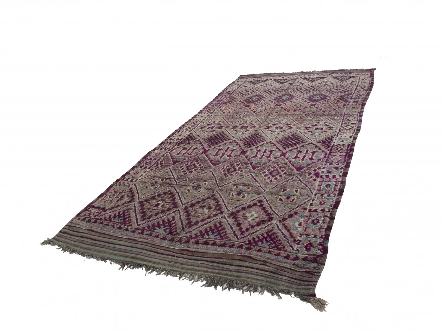 Tapis Kilim marocain Azilal Édition spéciale 420 x 200 cm