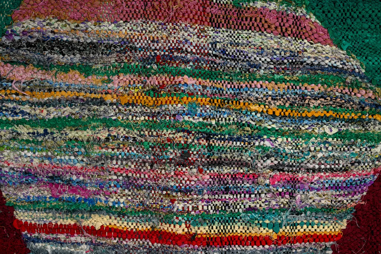 Tapis berbère marocain Boucherouite 150 x 325 cm