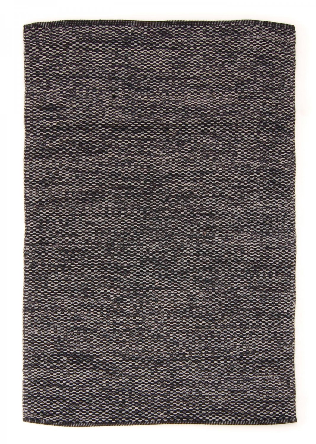 Tapis chiffons - Tuva (noir/gris)