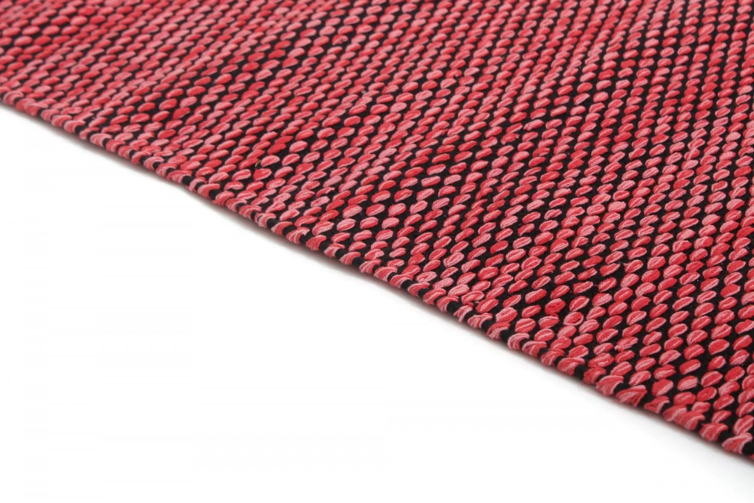 Tapis patchwork - Tuva (rouge)