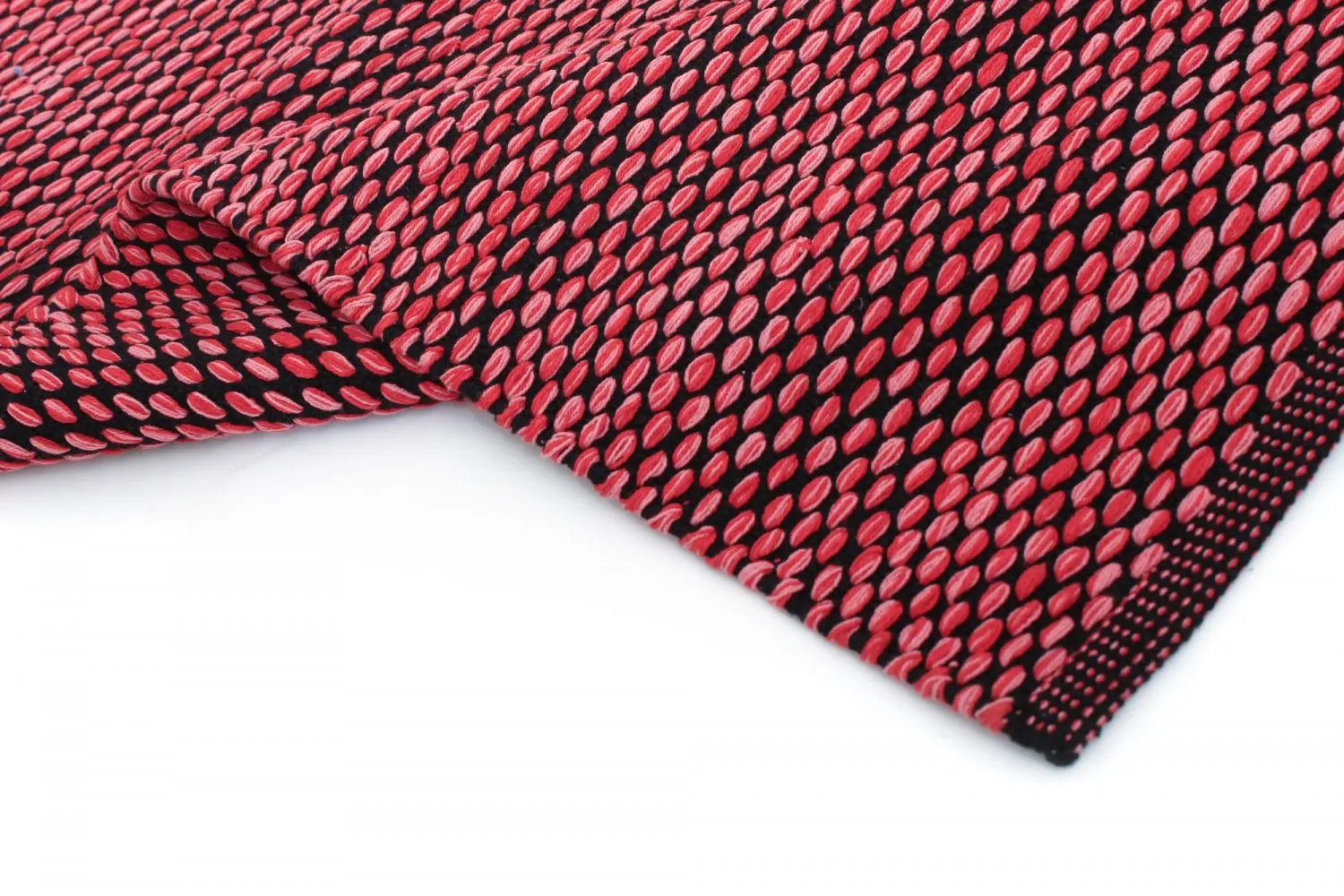 Tapis patchwork - Tuva (rouge)