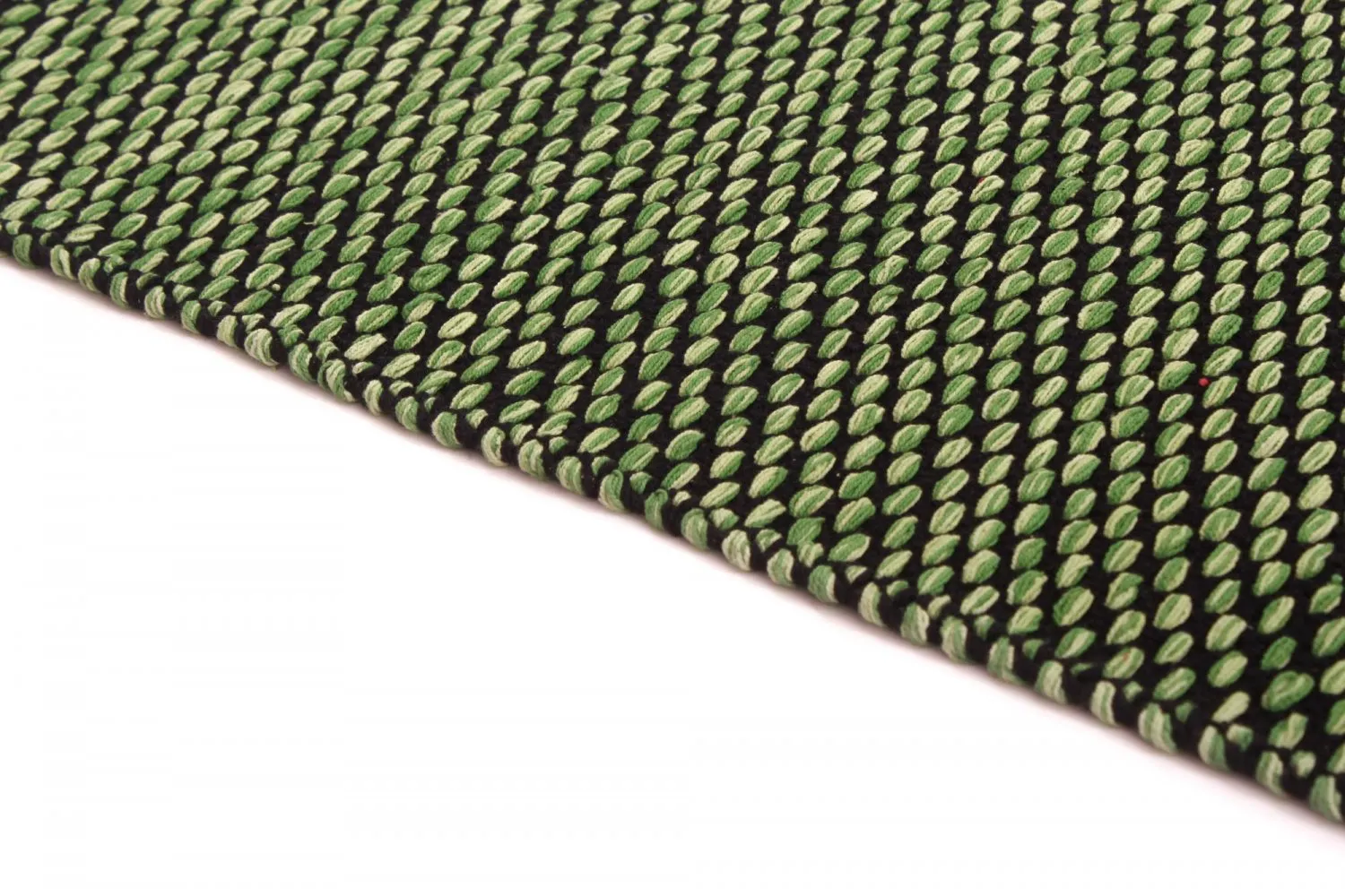Tapis patchwork - Tuva (vert)