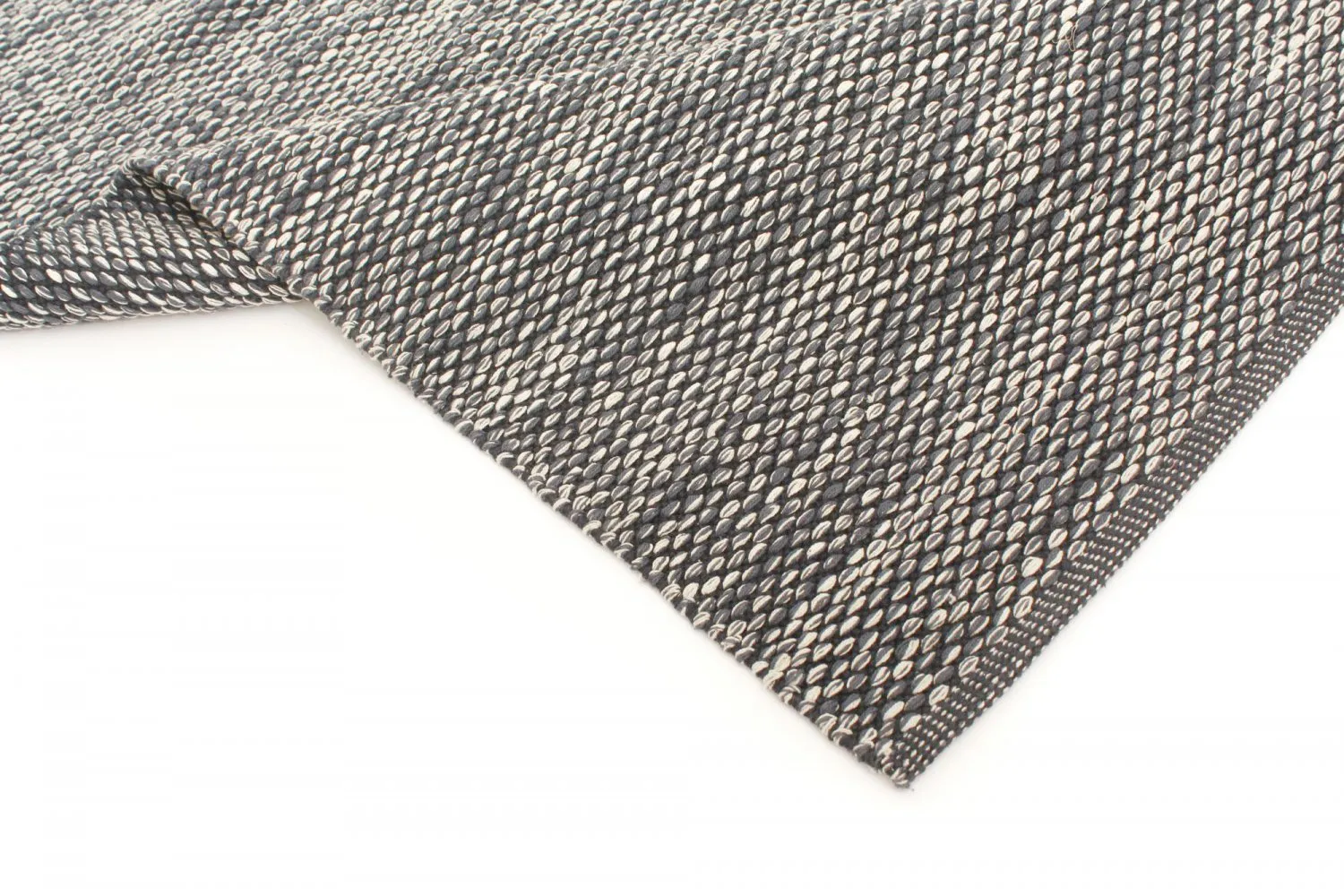 Tapis en patchwork - Tuva (gris)