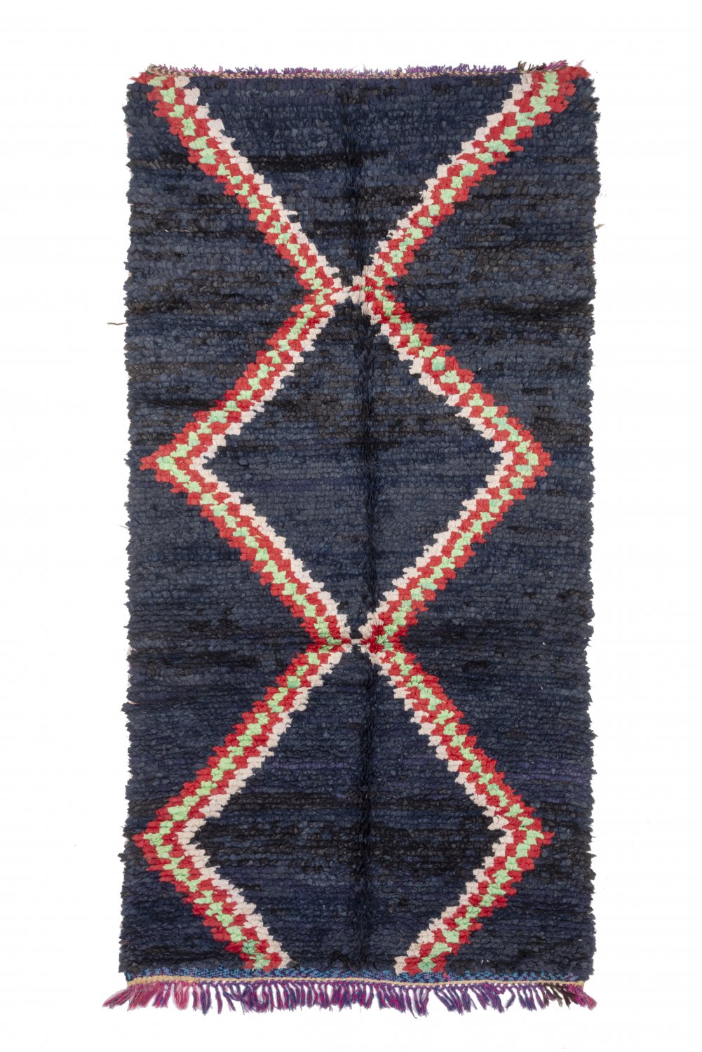 Tapis Marocain Berbère Boucherouite 275 x 120 cm