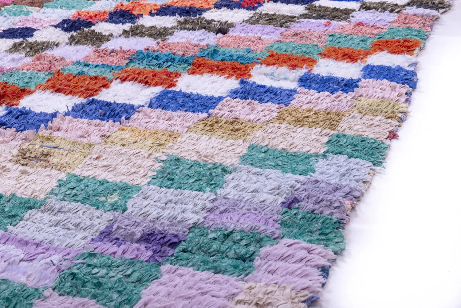 Tapis Marocain Berbère Boucherouite 175 x 155 cm