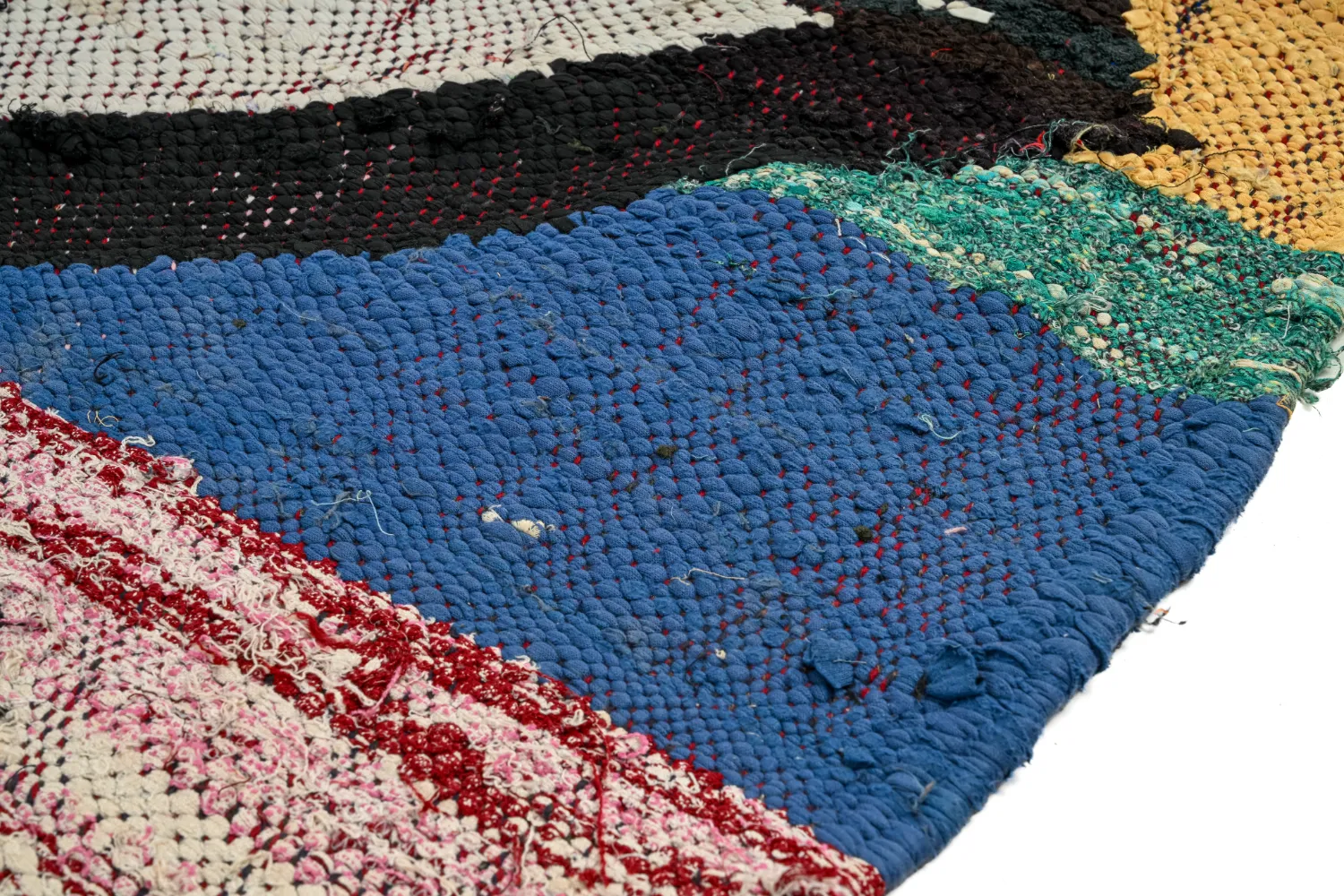Tapis berbère marocain Boucherouite 140 x 305 cm