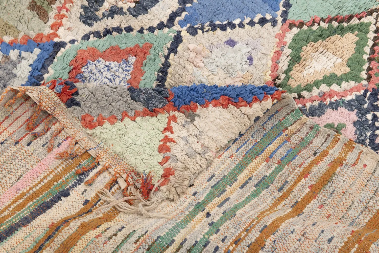 Tapis Marocain Berbère Boucherouite 230 x 130 cm